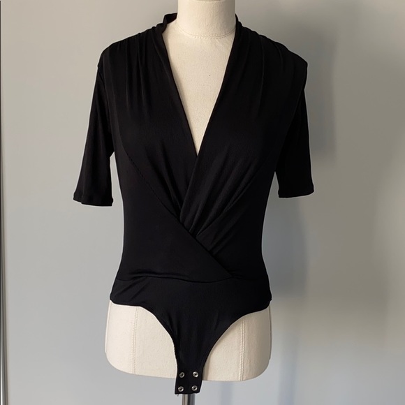 Short sleeved ribbed bodysuit from Dynamite - Picture 5 of 6